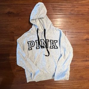 Pink Victoria Secret 1/2 zip hoodie
